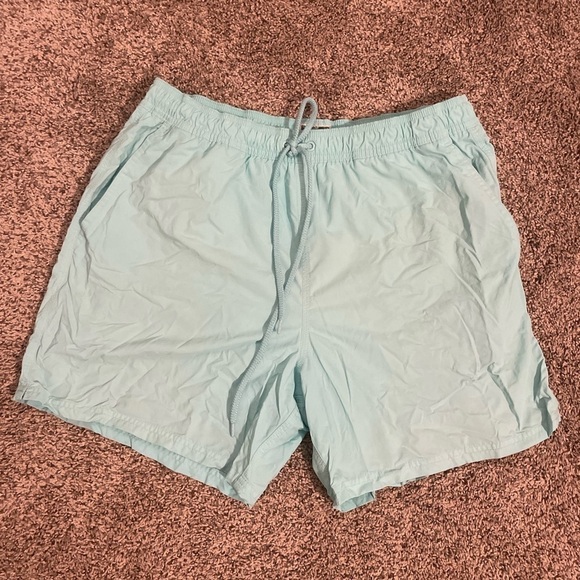 EUC - Men’s J.Crew Light Blue Swim Trunks - Size: Large - Picture 1 of 2